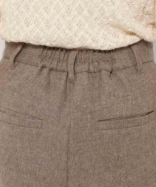 mysty woman（ミスティウーマン）の「無地チェックロングパンツ 126461（デニムパンツ・レディース・ブラウン系その他/ベージュ系その他/モカ・FREE）」の12枚目の写真