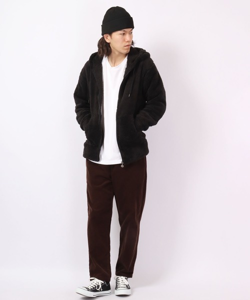 Ree&Mee（リーアンドミー）の「Ree&Mee 2点セット ボア モコモコ セットアップ パーカー ジョガーパンツ ルームウェア（ルームウェア/パジャマ・メンズ・杢グレー/チャコールグレー/ブラック/ネイビー・LL/M/L）」の13枚目の写真