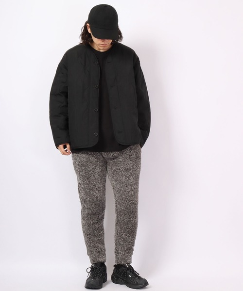 Ree&Mee（リーアンドミー）の「Ree&Mee 2点セット ボア モコモコ セットアップ パーカー ジョガーパンツ ルームウェア（ルームウェア/パジャマ・メンズ・杢グレー/チャコールグレー/ブラック/ネイビー・LL/M/L）」の6枚目の写真