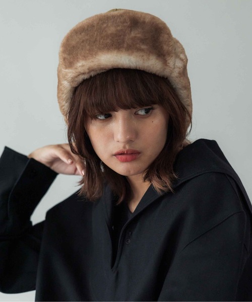 CONTROL FREAK / CTFK（コントロールフリーク）の「CONTROL FREAK(コントロールフリーク)ツイルフライトキャップ（キャップ・レディース・チャコール/ブラウン/ベージュ・FREE）」の19枚目の写真