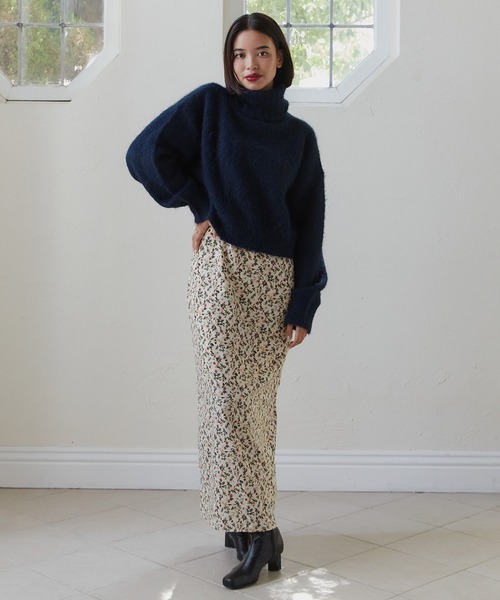 TINA：JOJUN（ティーナジョジュン）の「フレンチ 花柄キャミワンピース TINA：JOJUN（ワンピース・レディース・アイボリー/レッド・S/M）」の3枚目の写真