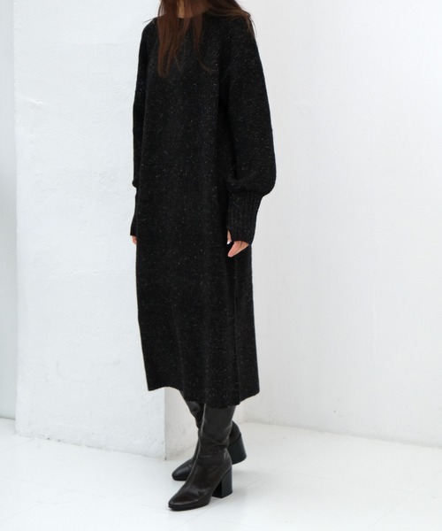 AKTE タイトニットワンピース AKTE（アクテ）の「≪Special Price≫サムホールカラーネップニット