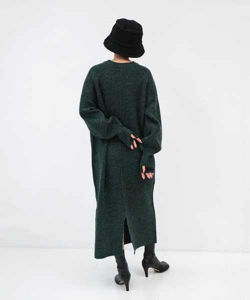 AKTE（アクテ）の「≪Special Price≫サムホールカラーネップニット