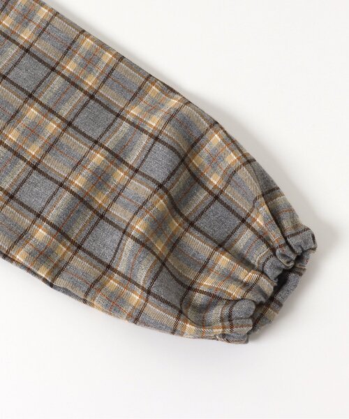 algy（アルジー）の「付け衿フリルシャツワンピ（シャツワンピース・キッズ・グレー/ネイビー・SMALL/X-SMALL/XX-SMALL/MEDIUM）」の13枚目の写真