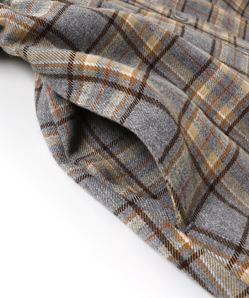 algy（アルジー）の「付け衿フリルシャツワンピ（シャツワンピース・キッズ・グレー/ネイビー・SMALL/X-SMALL/XX-SMALL/MEDIUM）」の11枚目の写真