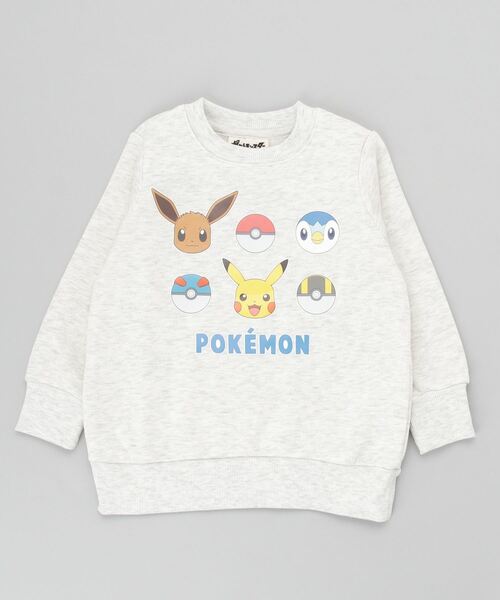 ポケモン Kids フェイス集合トレーナー スウェット Atmos Pink アトモスピンク のファッション通販 Zozotown