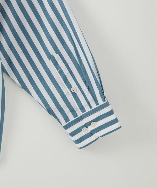 CITEN（シテン）の「＜CITEN＞ダブルポケット ストライプ シャツ（シャツ/ブラウス・メンズ・ライトブルー/ターコイズブルー・M/L）」の14枚目の写真