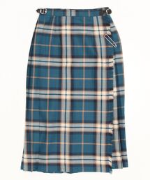 O'NEIL of DUBLIN（オニールオブダブリン）の「O'NEIL OF DUBLIN オニールオブダブリン ウール プリーツ ミドル 巻きスカート（スカート）」