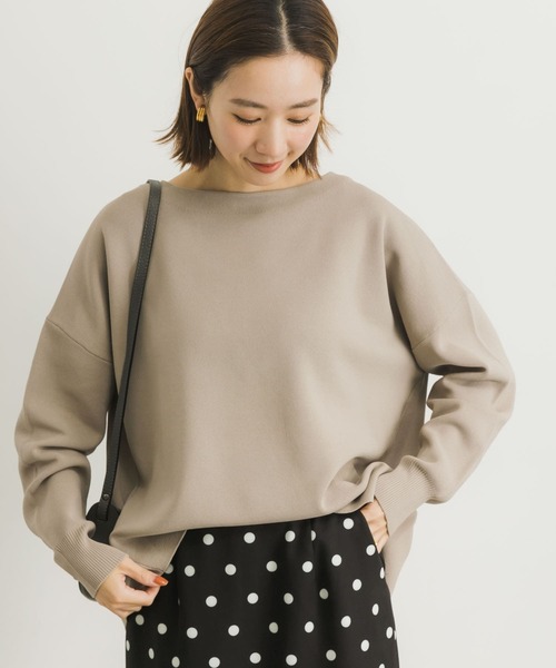 URBAN RESEARCH(アーバンリサーチ)の「ミラノリブニュアンスニット(ニット/セーター・レディース・ブラウン/ベージュ系その他・FREE)」の8枚目の写真
