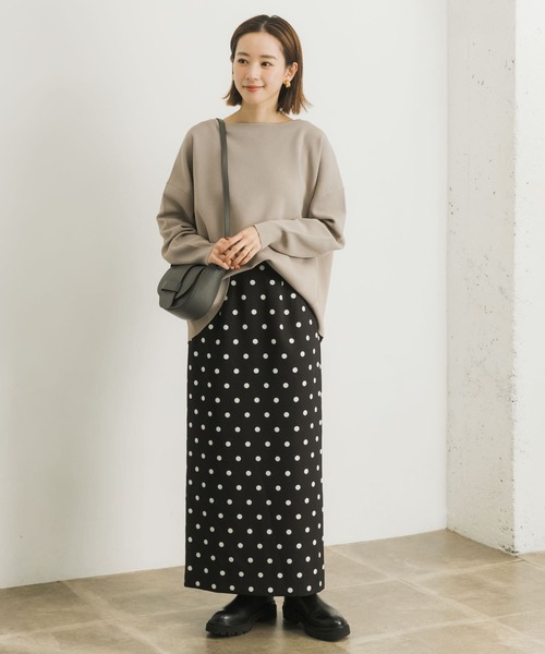 URBAN RESEARCH(アーバンリサーチ)の「ミラノリブニュアンスニット(ニット/セーター・レディース・ブラウン/ベージュ系その他・FREE)」の11枚目の写真