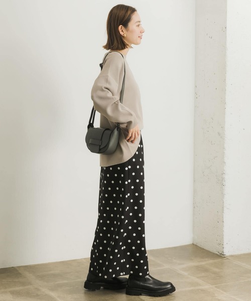 URBAN RESEARCH(アーバンリサーチ)の「ミラノリブニュアンスニット(ニット/セーター・レディース・ブラウン/ベージュ系その他・FREE)」の12枚目の写真