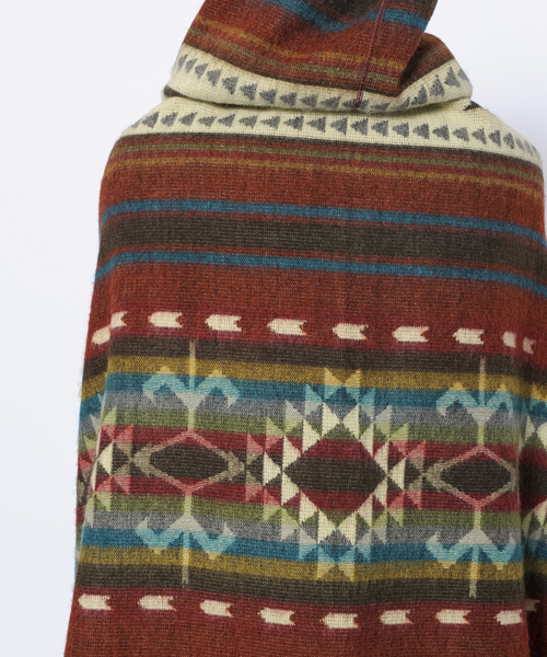ミルクフェドのネイティブ柄ポンチョ MILKFED.（ミルクフェド）の「【mini10月号掲載】NATIVE CAPE