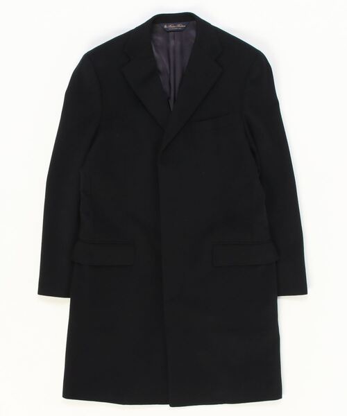 BROOKS BROTHERS(ブルックスブラザーズ)の「ウール/カシミヤ ソリッド チェスターフィールドコート(チェスターコート・メンズ・ネイビー・MEDIUM/LARGE)」の16枚目の写真