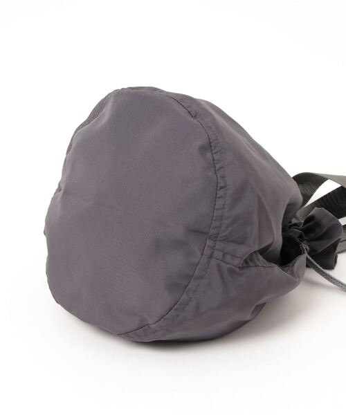 EMMA NOVEMBER　（エマノーヴェンバー）の「Embroidery ドローストリングバッグ（ハンドバッグ・レディース・サンドベージュ/オフホワイト/オリーブ/チャコールグレー/ブラック/ブラック×ホワイト・FREE）」の8枚目の写真