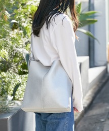 Actually | フェイクレザー ワイドベルト ショルダーバッグ(ショルダーバッグ)