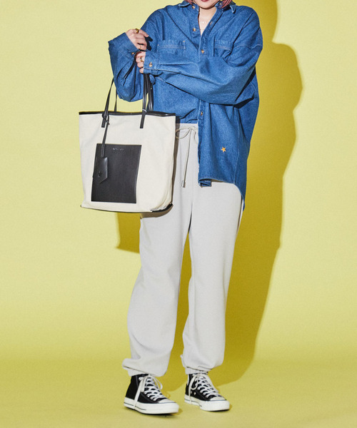 CONVERSE TOKYO(コンバーストウキョウ)の「ダンボールジョガーパンツ(その他パンツ・レディース・グレイッシュベージュ/ブラック/カーキ・FREE)」の7枚目の写真