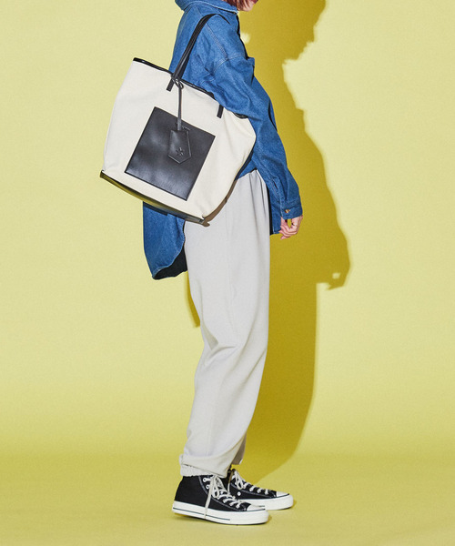 CONVERSE TOKYO(コンバーストウキョウ)の「ダンボールジョガーパンツ(その他パンツ・レディース・グレイッシュベージュ/ブラック/カーキ・FREE)」の8枚目の写真
