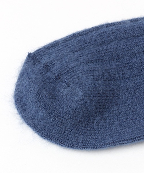 studio CLIP（スタディオクリップ）の「モヘアライクリブクルーソックス（ソックス/靴下・レディース・ブルー/ホワイト/スモーク/レッド・FREE）」の7枚目の写真