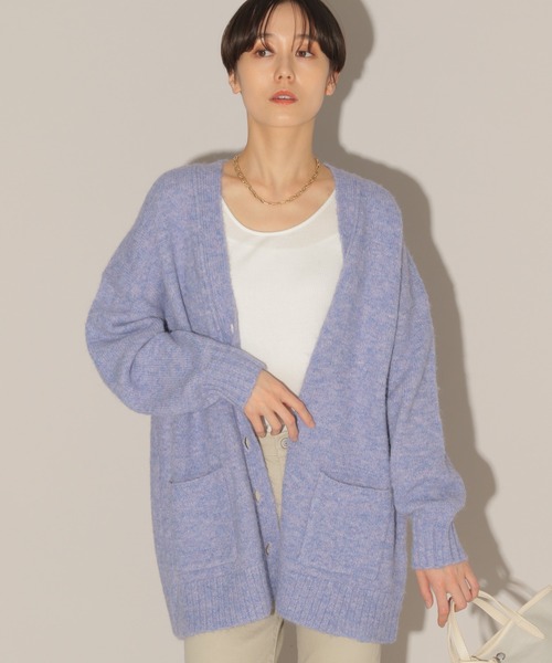 BARNYARDSTORM(バンヤードストーム)の「BARNYARDSTORM / BIGカーデ(カーディガン/ボレロ・レディース・グレー/ブルー/ラベンダー・FREE)」の1枚目の写真