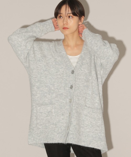 BARNYARDSTORM(バンヤードストーム)の「BARNYARDSTORM / BIGカーデ(カーディガン/ボレロ・レディース・グレー/ブルー/ラベンダー・FREE)」の2枚目の写真