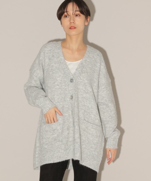 BARNYARDSTORM(バンヤードストーム)の「BARNYARDSTORM / BIGカーデ(カーディガン/ボレロ・レディース・グレー/ブルー/ラベンダー・FREE)」の7枚目の写真