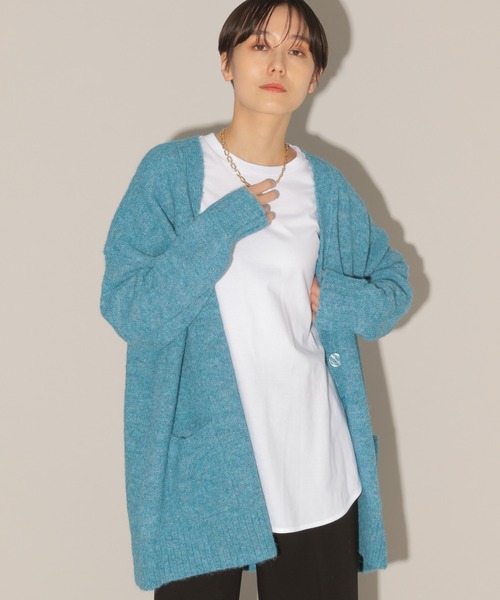 BARNYARDSTORM(バンヤードストーム)の「BARNYARDSTORM / BIGカーデ(カーディガン/ボレロ・レディース・グレー/ブルー/ラベンダー・FREE)」の9枚目の写真