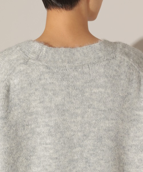 BARNYARDSTORM(バンヤードストーム)の「BARNYARDSTORM / BIGカーデ(カーディガン/ボレロ・レディース・グレー/ブルー/ラベンダー・FREE)」の6枚目の写真