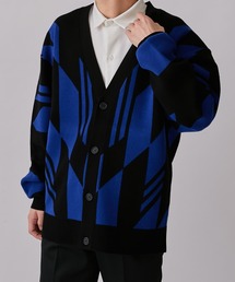 Lui's | 幾何学柄ジャガードカーディガン(カーディガン/ボレロ)