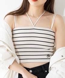 Chico | 【2023SS/新色追加】ショート丈パット付マルチウェイストラップキャミ(キャミソール)