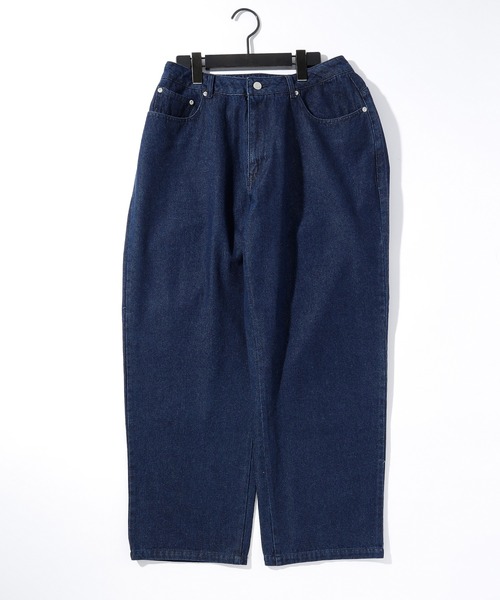 THISIS(ディスイズ)の「12oz デニム バギーパンツ(デニムパンツ・メンズ・ブラック/インディゴブルー/ブルー系その他/ケミカルウォッシュ/ブラック系その他・LARGE/MEDIUM/X-LARGE)」の1枚目の写真