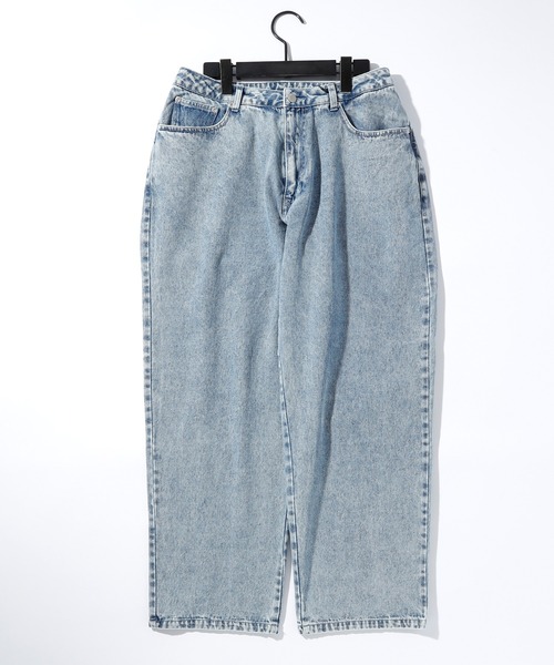 THISIS(ディスイズ)の「12oz デニム バギーパンツ(デニムパンツ・メンズ・ブラック/インディゴブルー/ブルー系その他/ケミカルウォッシュ/ブラック系その他・LARGE/MEDIUM/X-LARGE)」の5枚目の写真