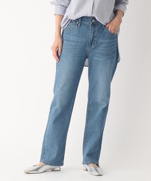 OPAQUE.CLIP | オーガニックコットン混デニム ストレートパンツ(デニムパンツ)