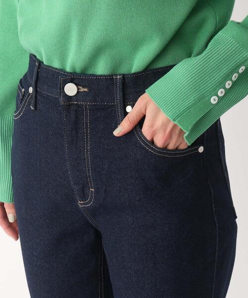 OPAQUE.CLIP（オペークドットクリップ）の「◆オーガニックコットン混デニム ストレートパンツ（デニムパンツ・レディース・ブルー/ダークネイビー/グレー系その他・34/42/38/36/40）」の20枚目の写真