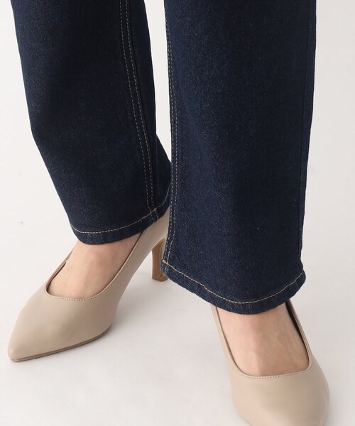 OPAQUE.CLIP（オペークドットクリップ）の「◆オーガニックコットン混デニム ストレートパンツ（デニムパンツ・レディース・ブルー/ダークネイビー/グレー系その他・34/42/38/36/40）」の9枚目の写真