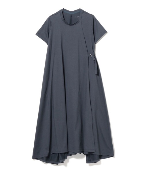 merrier BEAMS(メリアビームス)の「DANSKIN / マタニティ アシンメトリー ワンピース(ワンピース・レディース・チャコールグレー/ブラック/ライトグレー・MEDIUM/LARGE)」の3枚目の写真