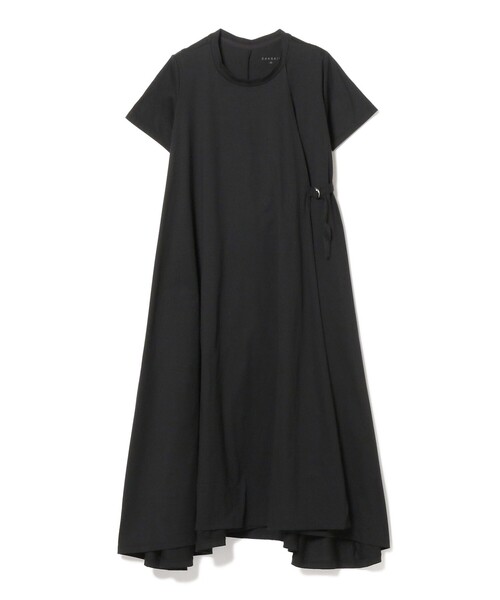 merrier BEAMS(メリアビームス)の「DANSKIN / マタニティ アシンメトリー ワンピース(ワンピース・レディース・チャコールグレー/ブラック/ライトグレー・MEDIUM/LARGE)」の2枚目の写真