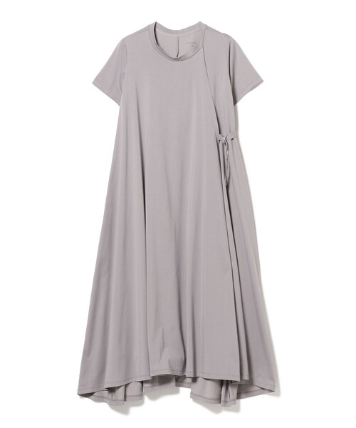 merrier BEAMS(メリアビームス)の「DANSKIN / マタニティ アシンメトリー ワンピース(ワンピース・レディース・チャコールグレー/ブラック/ライトグレー・MEDIUM/LARGE)」の4枚目の写真