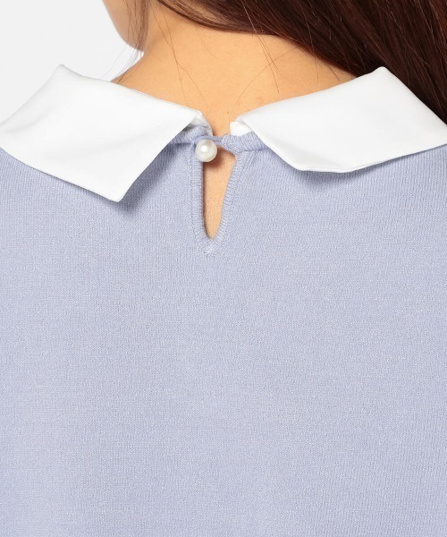 セール】ビジュー衿付きニット（ニット/セーター）｜MISCH MASCH