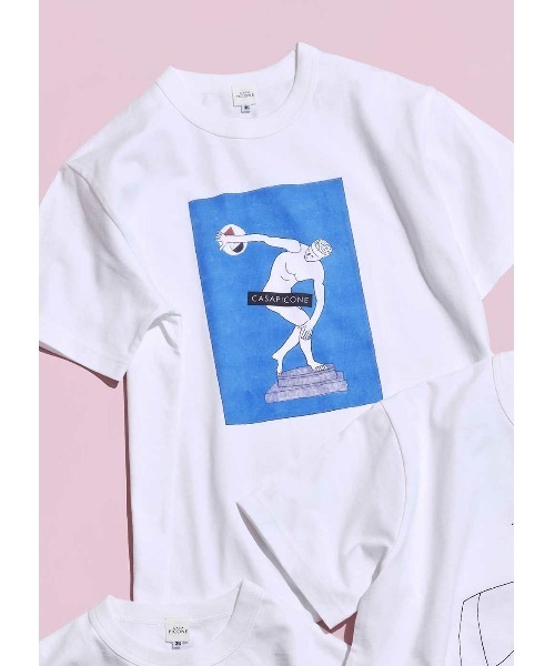 Tシャツ 円盤投げ（Tシャツ/カットソー）｜CASA PICONE（カーサピッコーネ） 6,811円