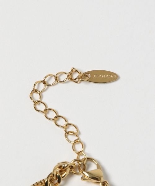 JEANASIS(ジーナシス)の「【ステンレス】ポイント2レンネックレス/185690(ネックレス・レディース・シルバー/ゴールド・FREE)」の5枚目の写真