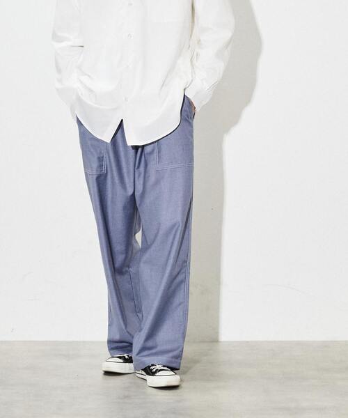 CONVERSE TOKYO(コンバーストウキョウ)の「配色ステッチパンツ(その他パンツ・メンズ・ブラック/ベージュ/ブルー・MEDIUM/LARGE)」の2枚目の写真