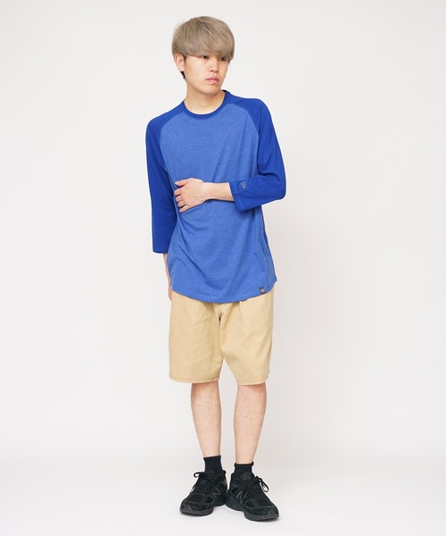 NEW ERA(ニューエラ)の「NEW ERA/ニューエラ Raglan Tee ラグランTシャツ 七分丈(Tシャツ/カットソー・メンズ・ホワイト×ネイビー/ホワイト×ブラック/ロイヤルブルー/ブラック×グレー/ネイビー・XL/L/S/M)」の19枚目の写真