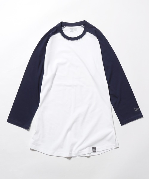NEW ERA(ニューエラ)の「NEW ERA/ニューエラ Raglan Tee ラグランTシャツ 七分丈(Tシャツ/カットソー・メンズ・ホワイト×ネイビー/ホワイト×ブラック/ロイヤルブルー/ブラック×グレー/ネイビー・XL/L/S/M)」の16枚目の写真