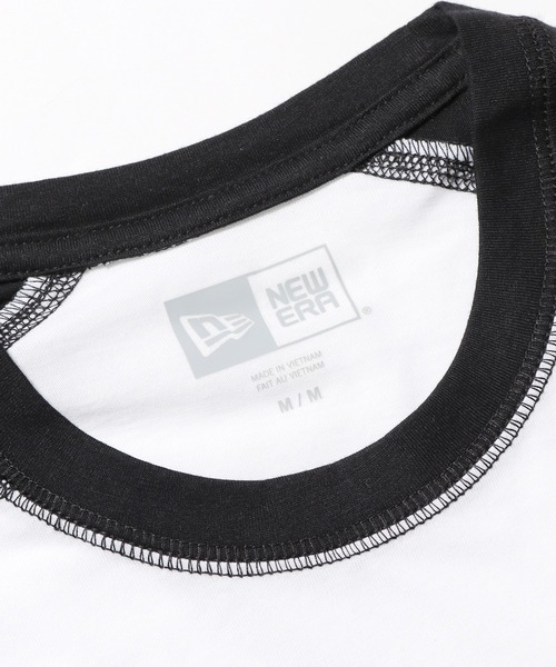 NEW ERA(ニューエラ)の「NEW ERA/ニューエラ Raglan Tee ラグランTシャツ 七分丈(Tシャツ/カットソー・メンズ・ホワイト×ネイビー/ホワイト×ブラック/ロイヤルブルー/ブラック×グレー/ネイビー・XL/L/S/M)」の9枚目の写真