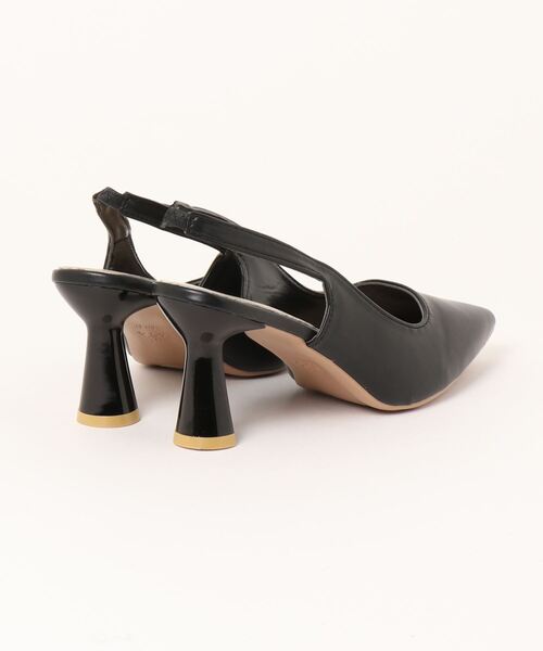 BLUEEAST（ブルーイースト）の「バックストラップミュール（パンプス・レディース・オフホワイト/ブラック/ベージュ・MEDIUM/LARGE/SMALL）」の4枚目の写真