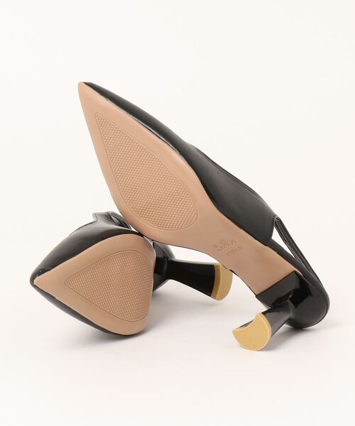 BLUEEAST（ブルーイースト）の「バックストラップミュール（パンプス・レディース・オフホワイト/ブラック/ベージュ・MEDIUM/LARGE/SMALL）」の5枚目の写真