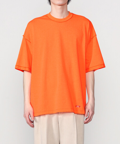 BSB 売れ筋商品|||ビーエスビー Tシャツ トップス レディース T-shirts Orange 楽天市場】アニエスベー tシャツ（カラーオレンジ）（トップス