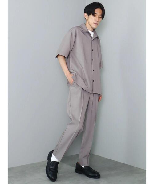 CRAFT STANDARD BOUTIQUE（クラフトスタンダードブティック）の「The Comfort ノータックテーパードスラックス（スラックス・メンズ・ライトグレー/ネイビー/チャコールグレー・S/M/L）」の8枚目の写真