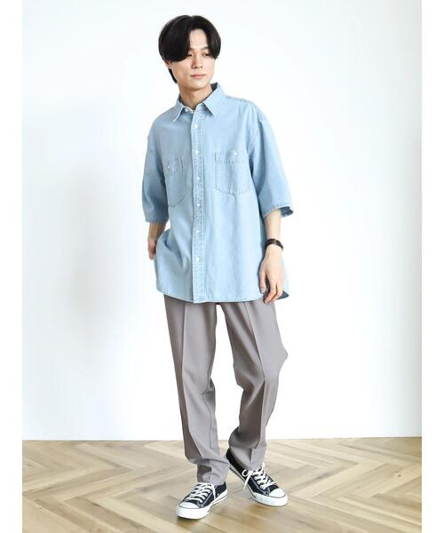 CRAFT STANDARD BOUTIQUE（クラフトスタンダードブティック）の「The Comfort ノータックテーパードスラックス（スラックス・メンズ・ライトグレー/ネイビー/チャコールグレー・S/M/L）」の21枚目の写真