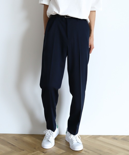 CRAFT STANDARD BOUTIQUE（クラフトスタンダードブティック）の「The Comfort ノータックテーパードスラックス（スラックス・メンズ・ライトグレー/ネイビー/チャコールグレー・S/M/L）」の3枚目の写真